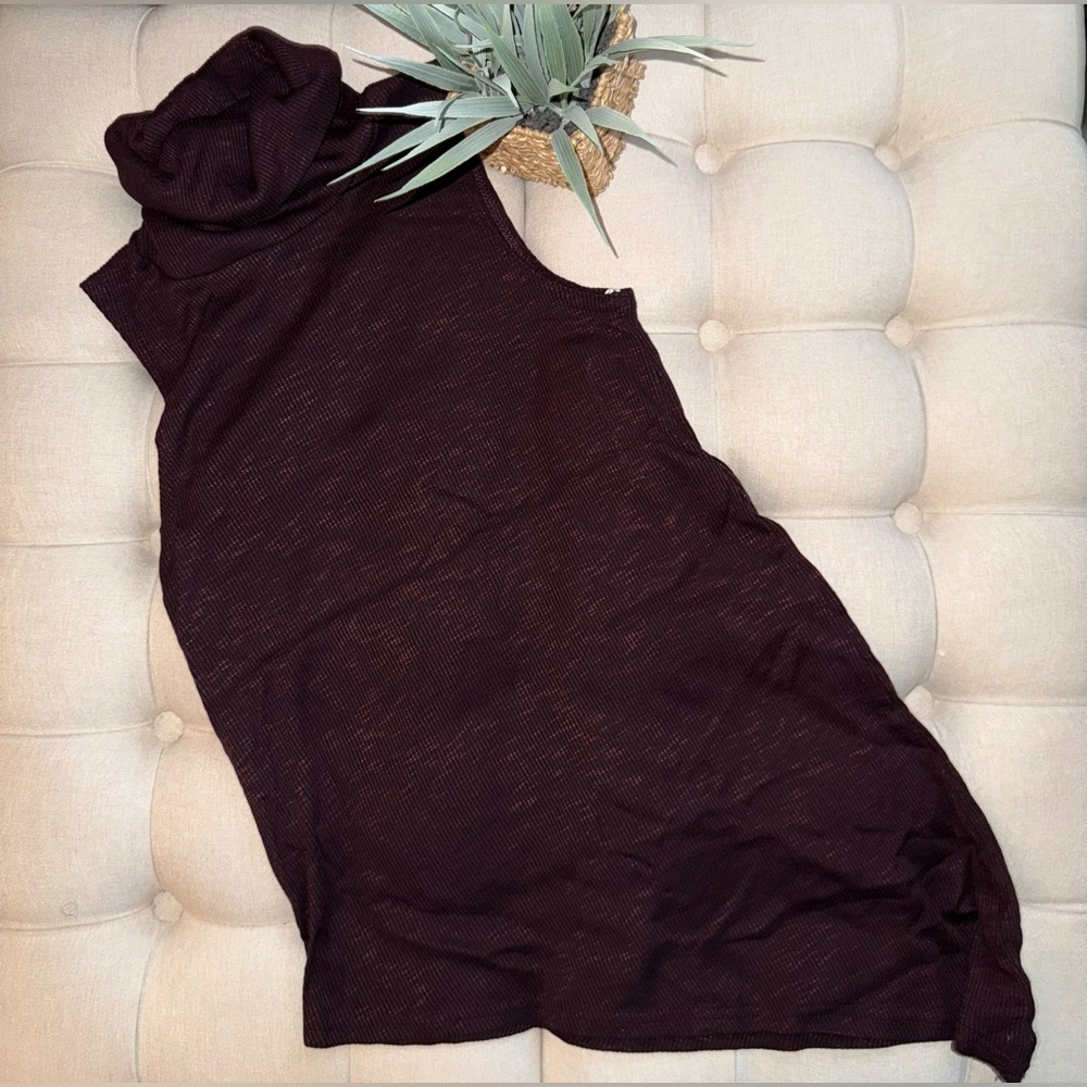 Streetwear society asymmetrical turtle neck top